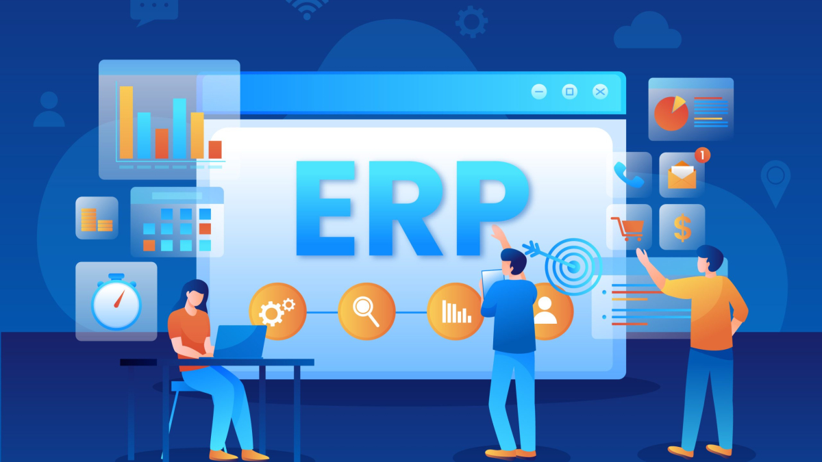 ERP systems dashboard by Axix Technologies