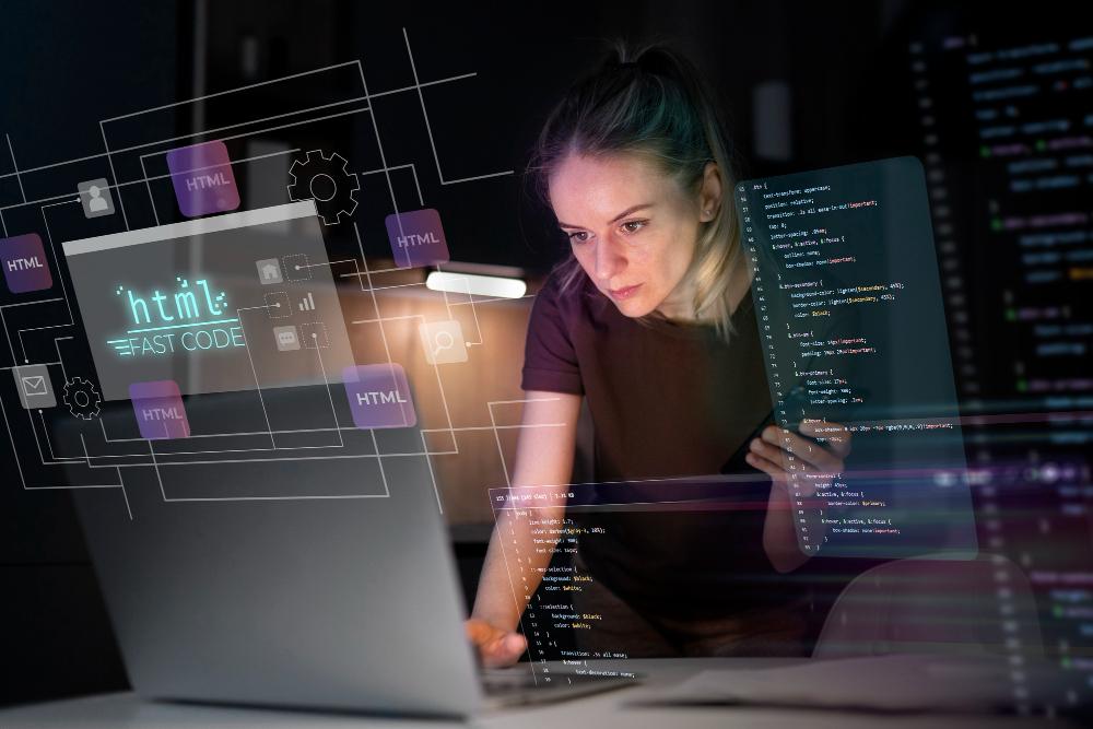 Best web development company in Saudi Arabia team working on website project